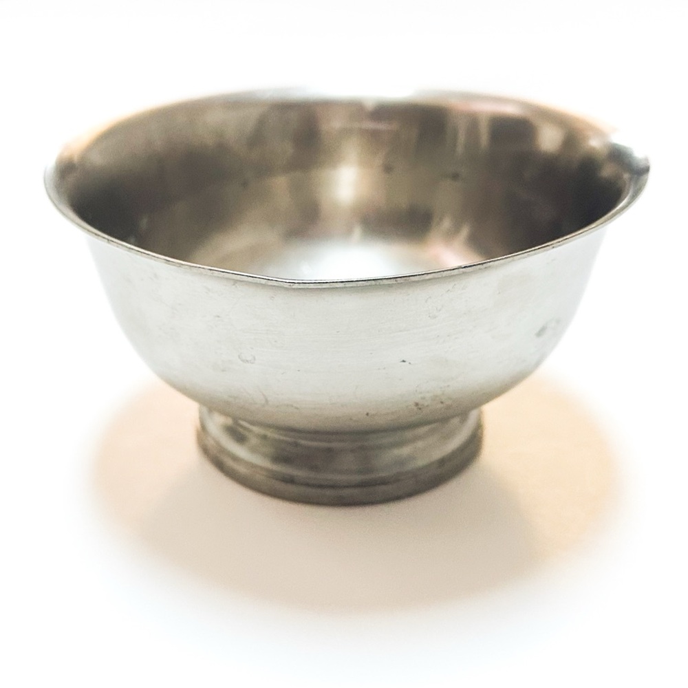 Vintage Pewter Paul Revere Reproduction Bowl 1105 by WEB 5.5”